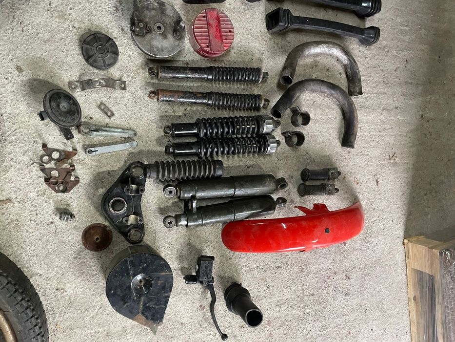 Części mz etz zbiornik paliwa boczki tylne błotniki