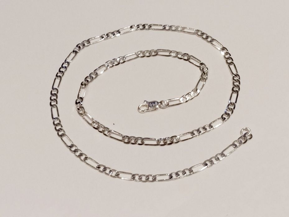 Na walentynki łańcuszek nowy Figaro 925s