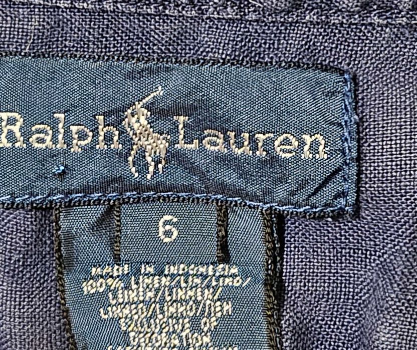 Koszula lniana Ralph Lauren 6 lat