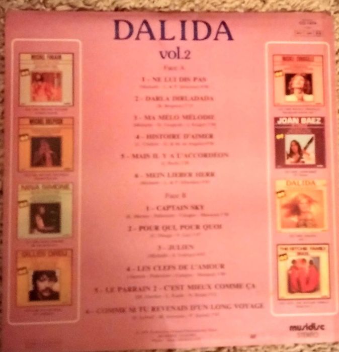 LP Vinil, Dalida