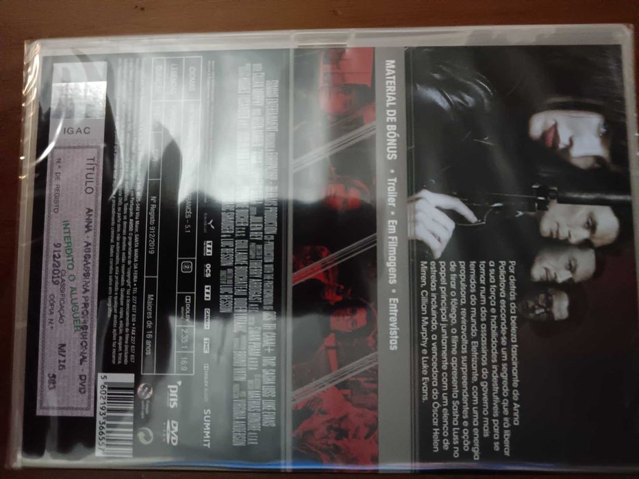 filme dvd original - anna assassina profissional  - selado