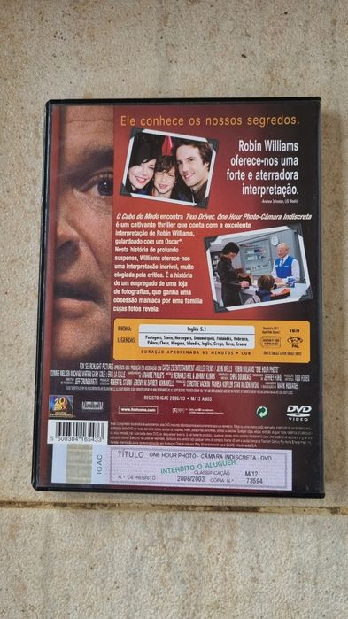 Dvd OneHourPhoto camara indiscreta
