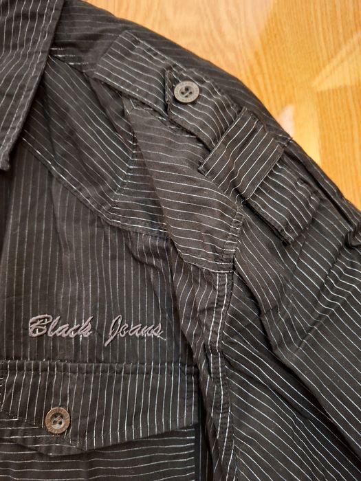 Koszula męska XL czarna bdb aplikacja