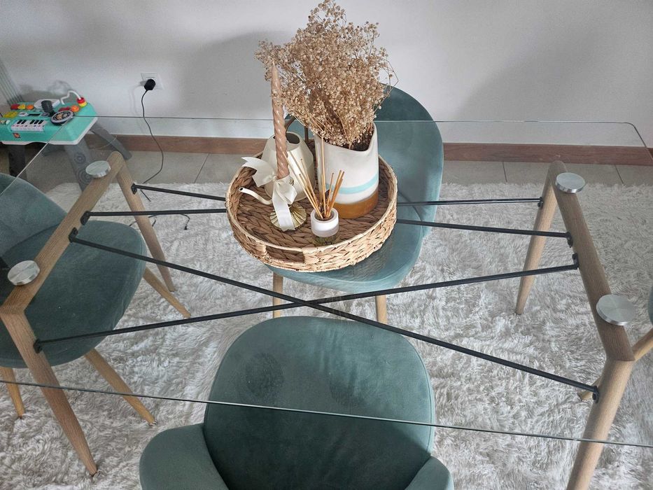 Mesa sala de vidro