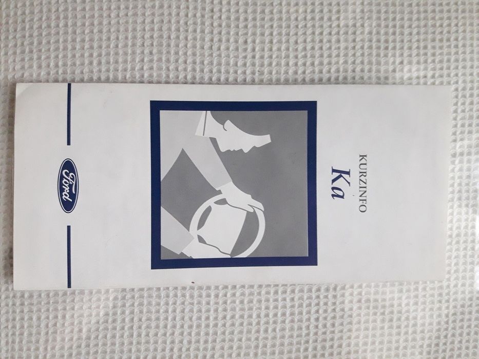Ford Ka instrukcja obsługi 2szt prospekt ulotka