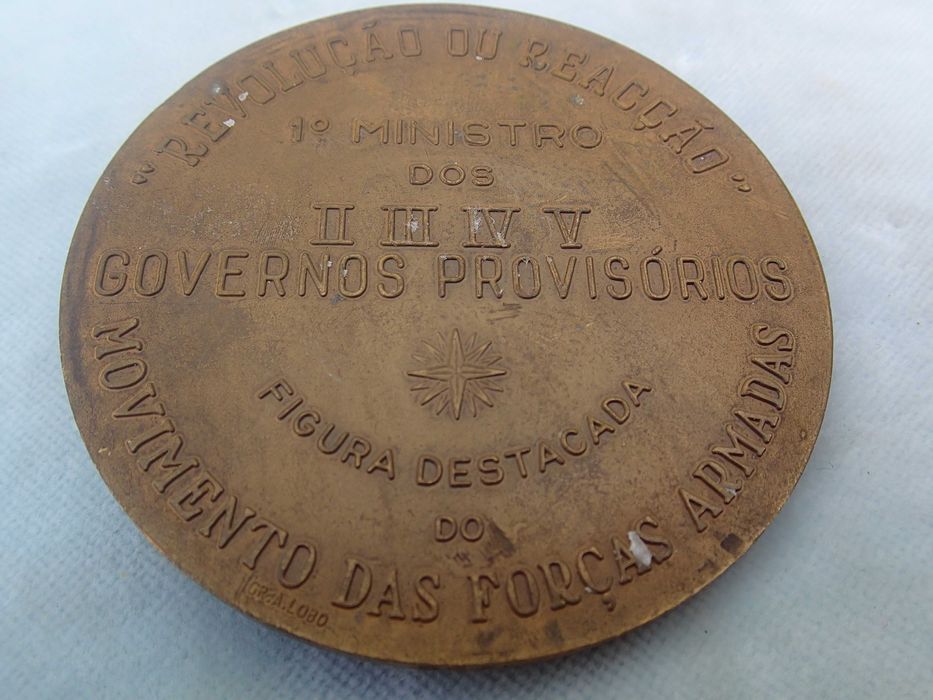 Medalha em Bronze de Vasco Gonçalves