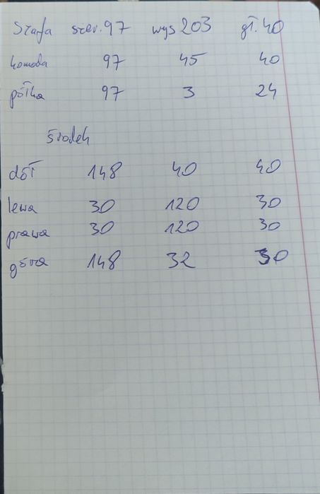 Meblościanka do salonu za 300