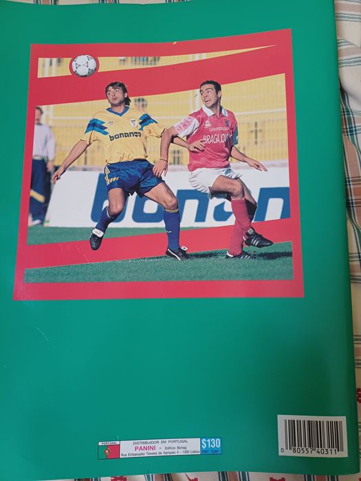 Caderneta de futebol  portugues de 93-94