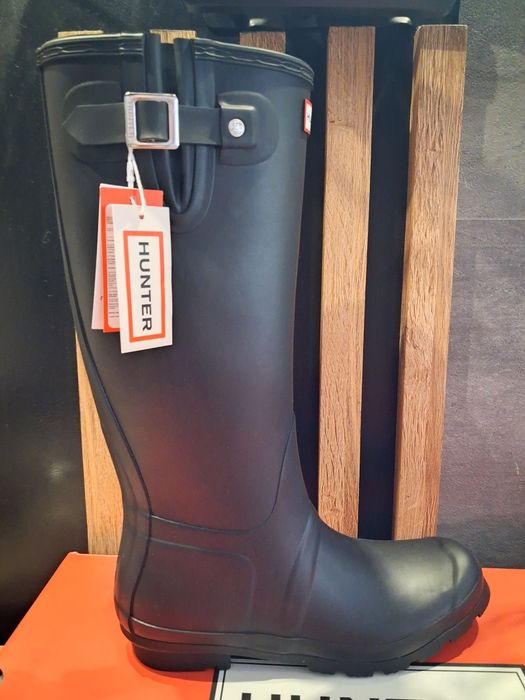 Hunter  Hunter Original Tall Matte Botki kalosze Czarne Damskie  Nr 42