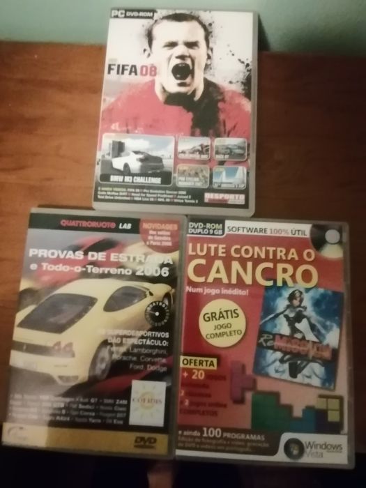 Jogos PS2/PS3 e DVD