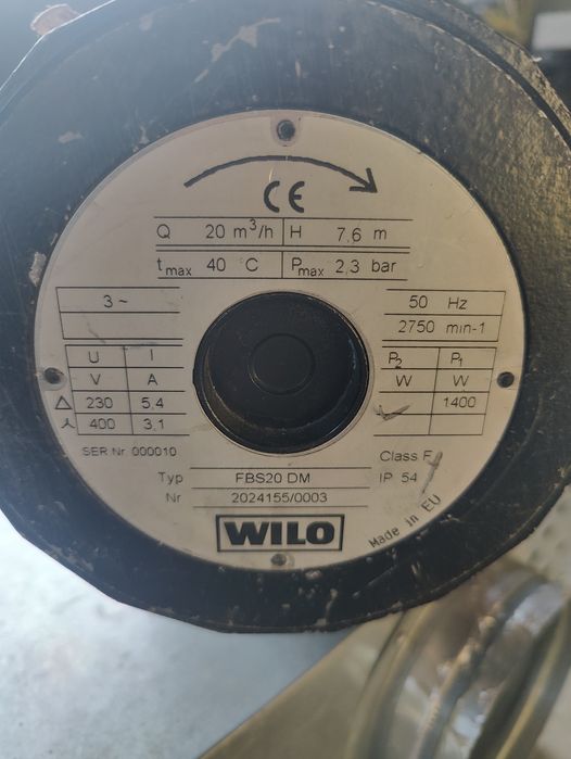 Pompa basenowa 20 M3 , 2.3 bar