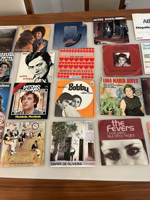 Discos de vinil anos 70/80/90