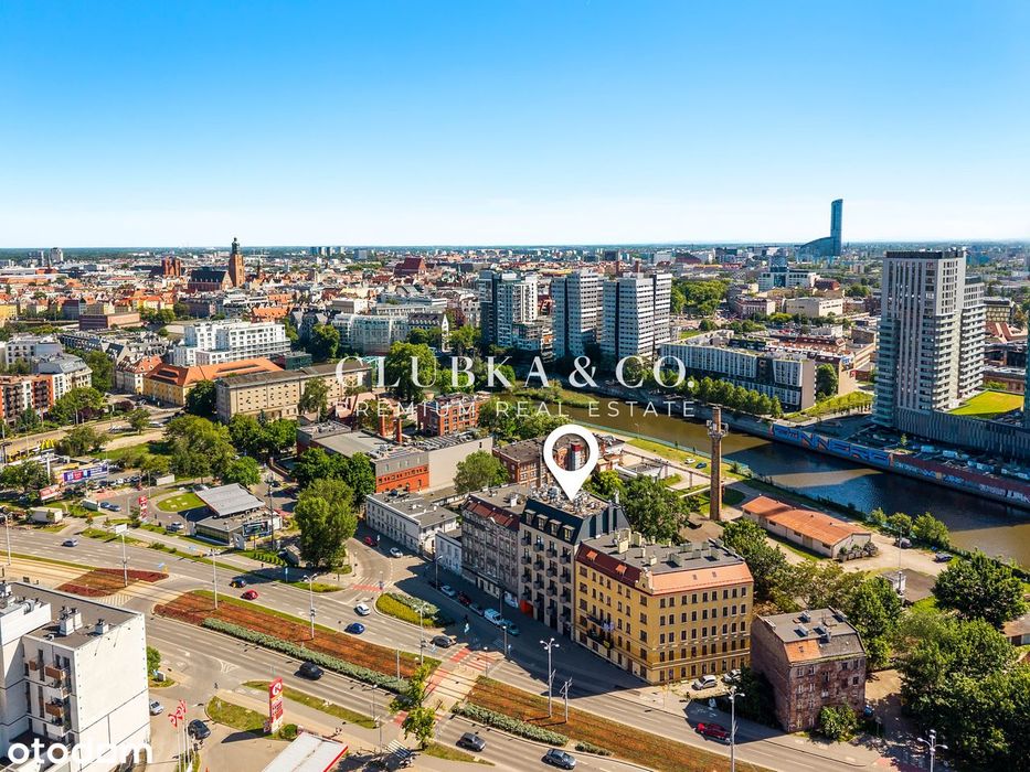 Księcia Witolda | studio z antresolą | WIDOK NA ODRĘ | 3,5 m wysokości