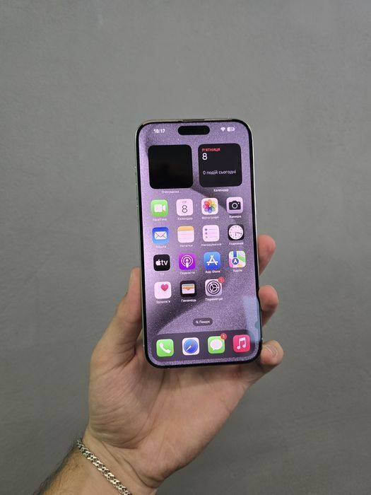 iPhone 15 Pro Max 256Gb White Titanium Neverlock Чудовий стан