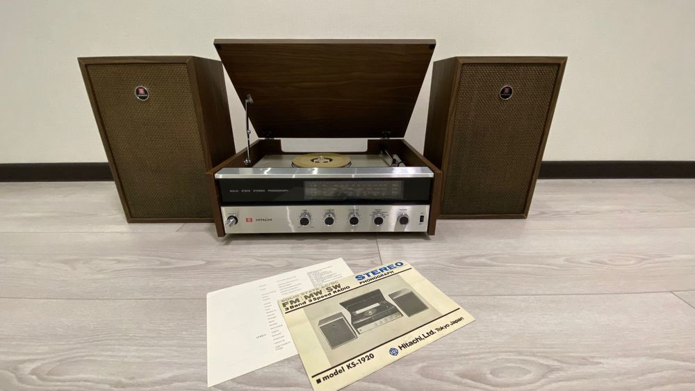 Проигрыватель винила Hitachi Уникальный японский Phonograph KS-1920