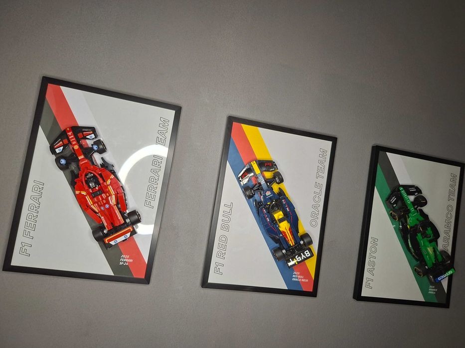 Zestaw ramek na 6x LEGO SPEED CHAMPIONS F1