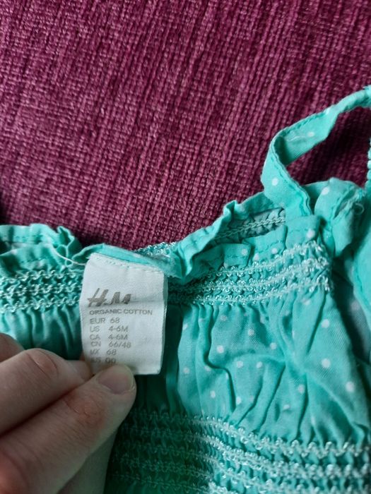 Trzy śliczne sukienki dla dziewczynki rozmiar 62-68