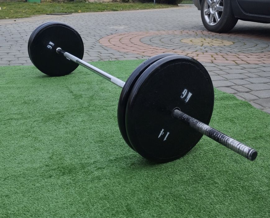 Ogumowane talerze na silownie domowa silownia