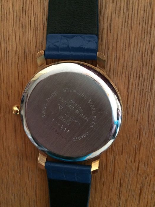 Relogio Quartz Swiss Made Micro criação Francisco Segarra Pintura Nov