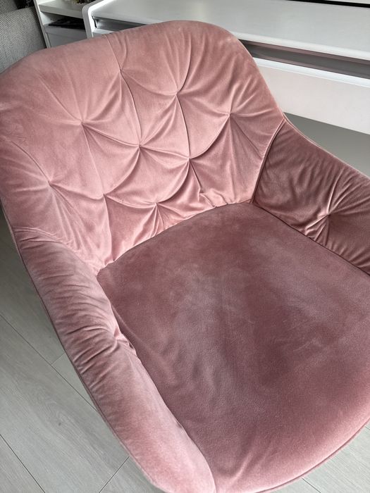 Krzesło / Fotel tapicerowany, aksamit