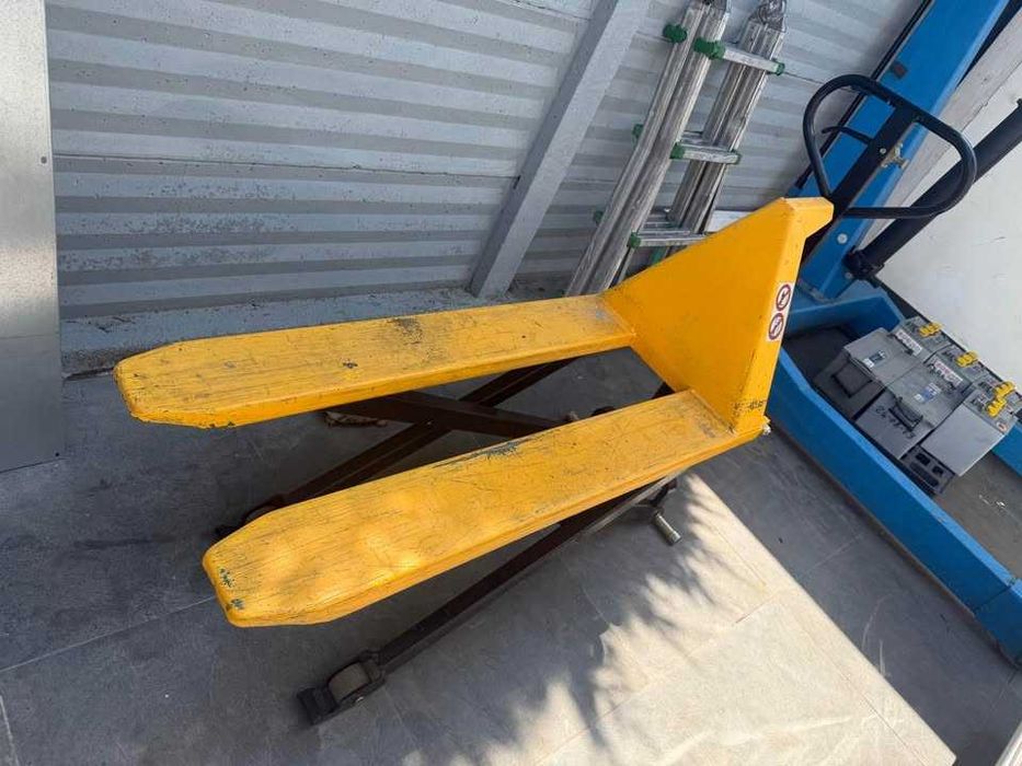 Wózek paletowy z podnoszeniem – 1000 kg, wysokość 80 cm