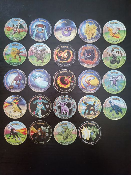 Tazos Pokémon league 1 com sticker
