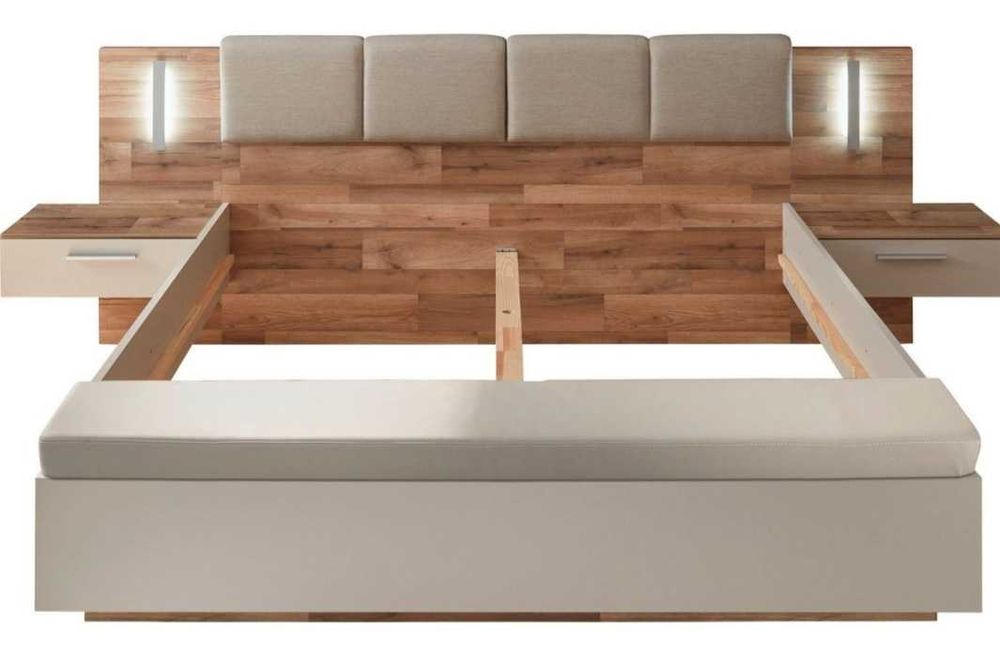 łóżko cadore 180x200 cm z dodatkowym siedziskiem.