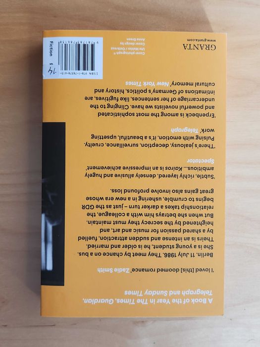 Kairos de Jenny Erpenbeck