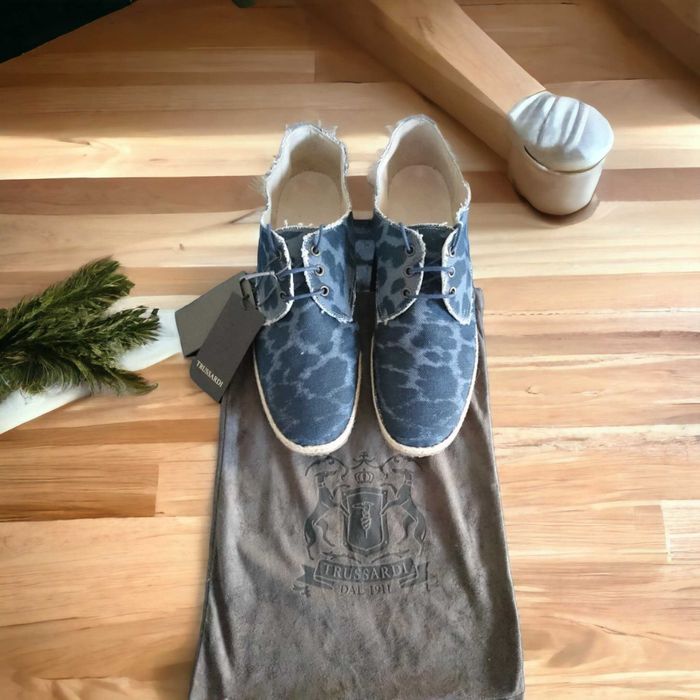 SALE.мокасины эспадрильи  Trussardi Италия 44, 45-46р.Оригинал