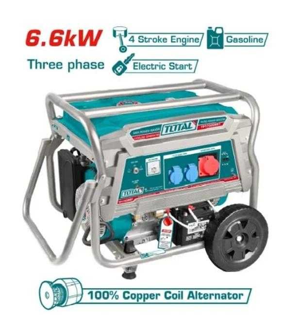 Бензиновий 3-х фазний генератор 6.6 KW