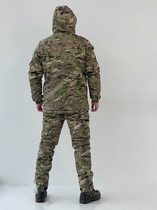 Військова форма утеплена зимова мультикам, костюм тактичний з флісом