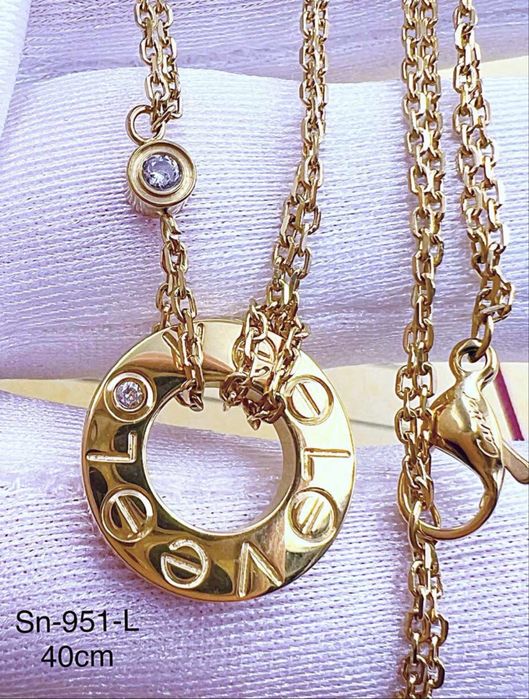 Lanciuszek w stylu Cartier Love