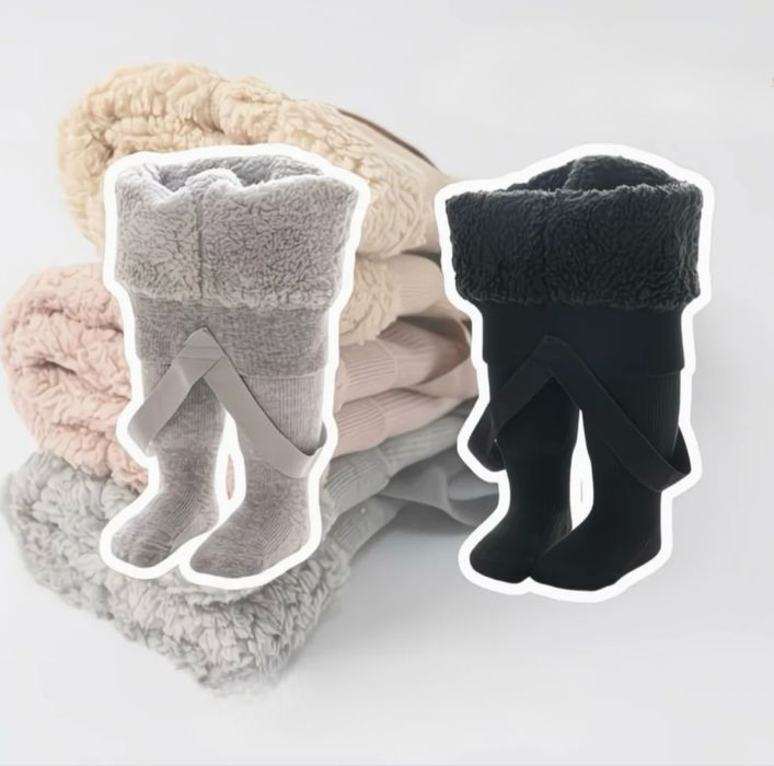 Теплі дитячі колготки на підтяжках (зимові)