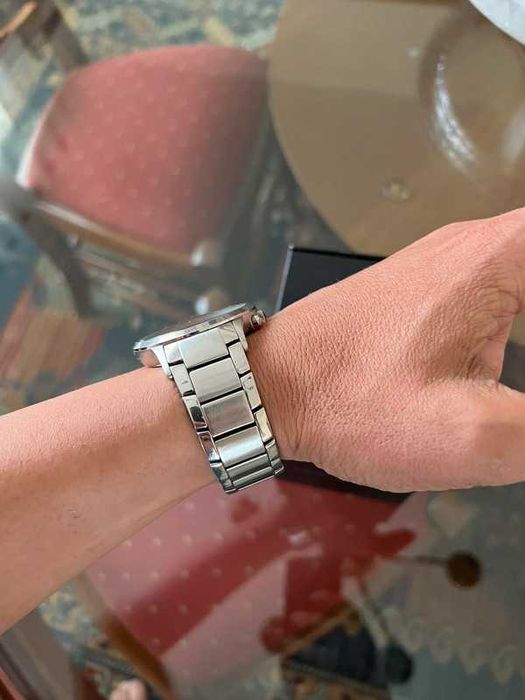 Relógio Emporio Armani prateado