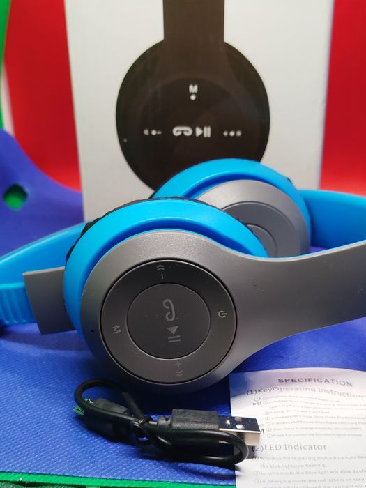 Nowe słuchawki bluetooth Wireless p-47 gratis wysyłka
