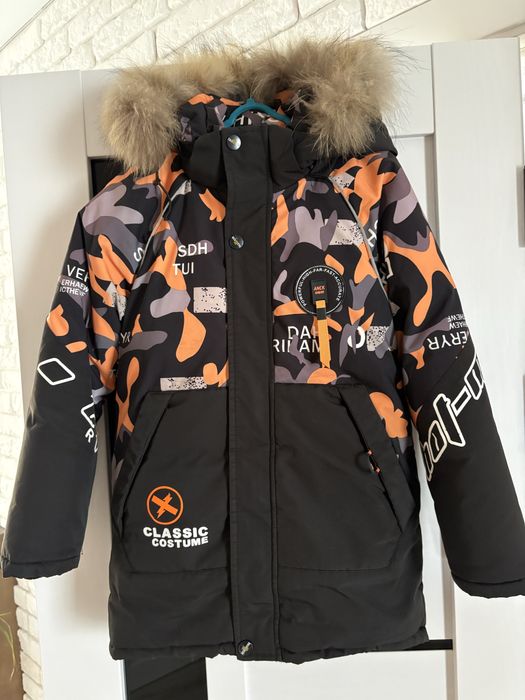 Зимова куртка, плащ, пухових для хлопчика