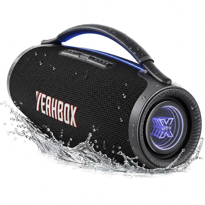 Głośnik Bluetooth YEAHBOX Sonic Boom Ultra czarny 320W 3-drożny Partybox