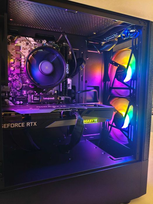 Komputer Gamingowy Ryzen 5 / RTX 3060 12GB / 32GB RAM / 1TB SSD /Nowy