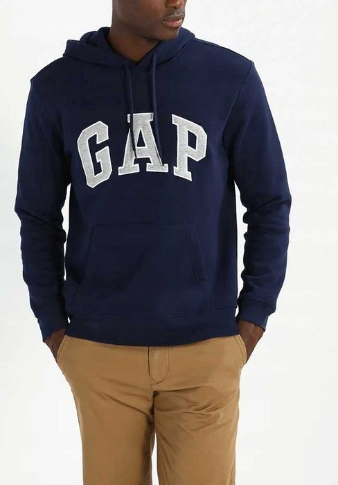 GAP Luksusowa BLUZA z kapturem granatowa super cena S