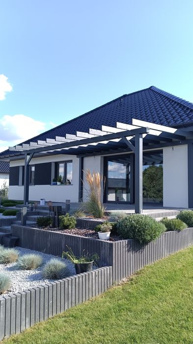 Tarasy drewniane, Budowa domów szkieletowych