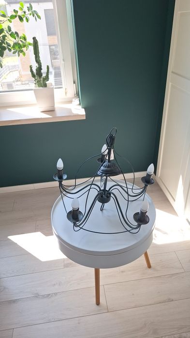 Lampa wisząca patynowana