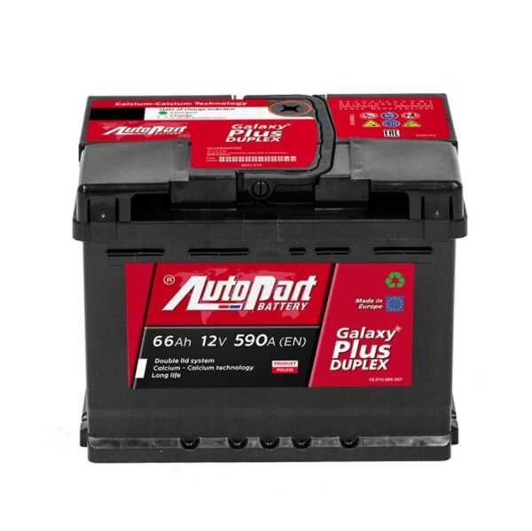 Akumulator Autopart Galaxy Plus Duplex 12V 66Ah 590A P+ 566-250