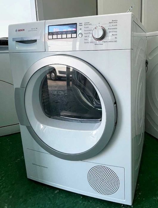 Suszarka Bosch z pompą ciepła, WTB66211PL, 8 kg, A++