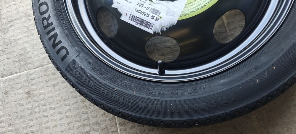 Citrien C5 aircross pneu suplente com kit macaco jante 18