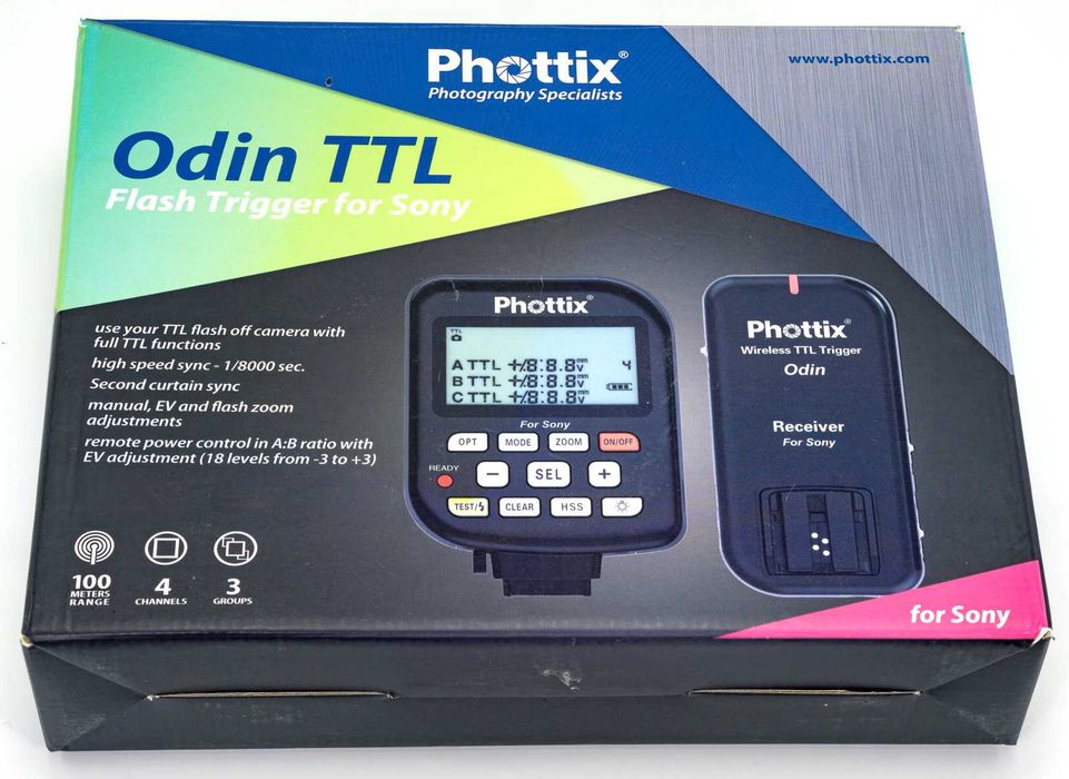 Радиосинхронизатор Phottix Odin + 2 приемника для Sony