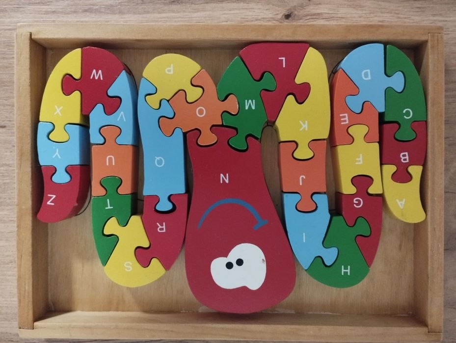 Puzzle drewniane