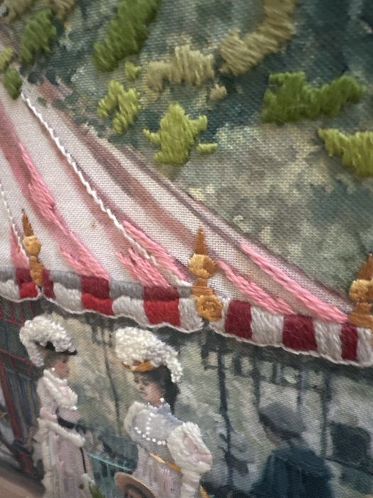 Obraz wyszywany bez ramy