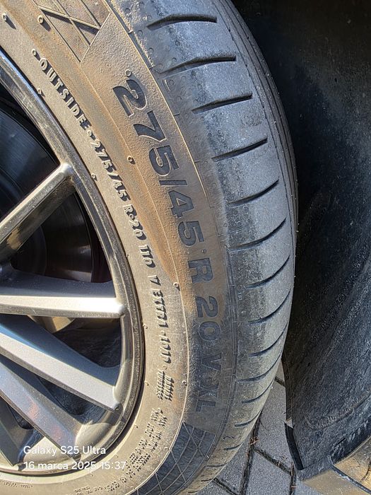 Alufelgi 20 cali z oponami 5x112 ET45 20X9J