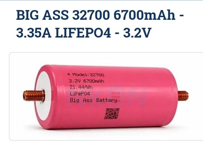 Акумулятор  LIFEPO4 - 3.2в  BIG   32700 6700mAh