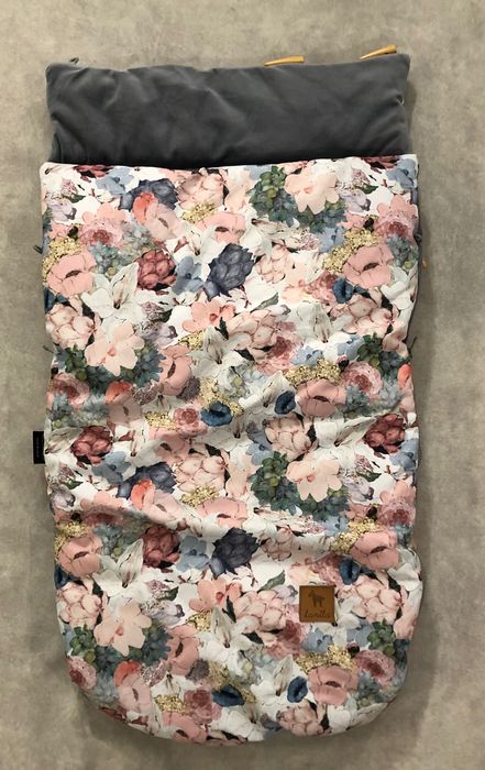 Lanila Lucy Bloom zimowy śpiworek do wózka dla niemowlaka S/M floral